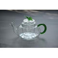 Hot Selling Clear Heat Resistant Borosilicate Handblown Glass Teapot with Infuser